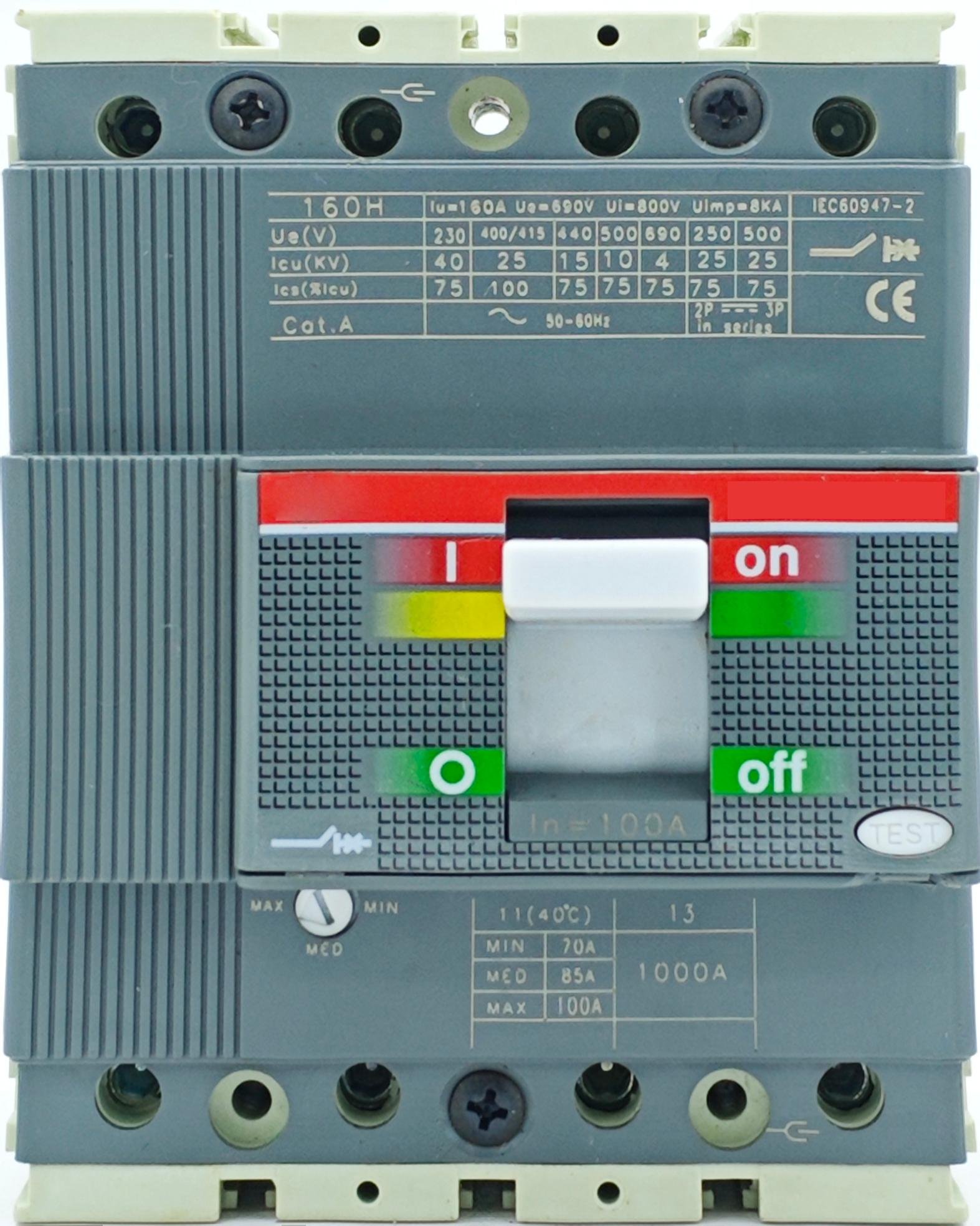 MCCB TMAX T series Tmax T1N 4P 400A