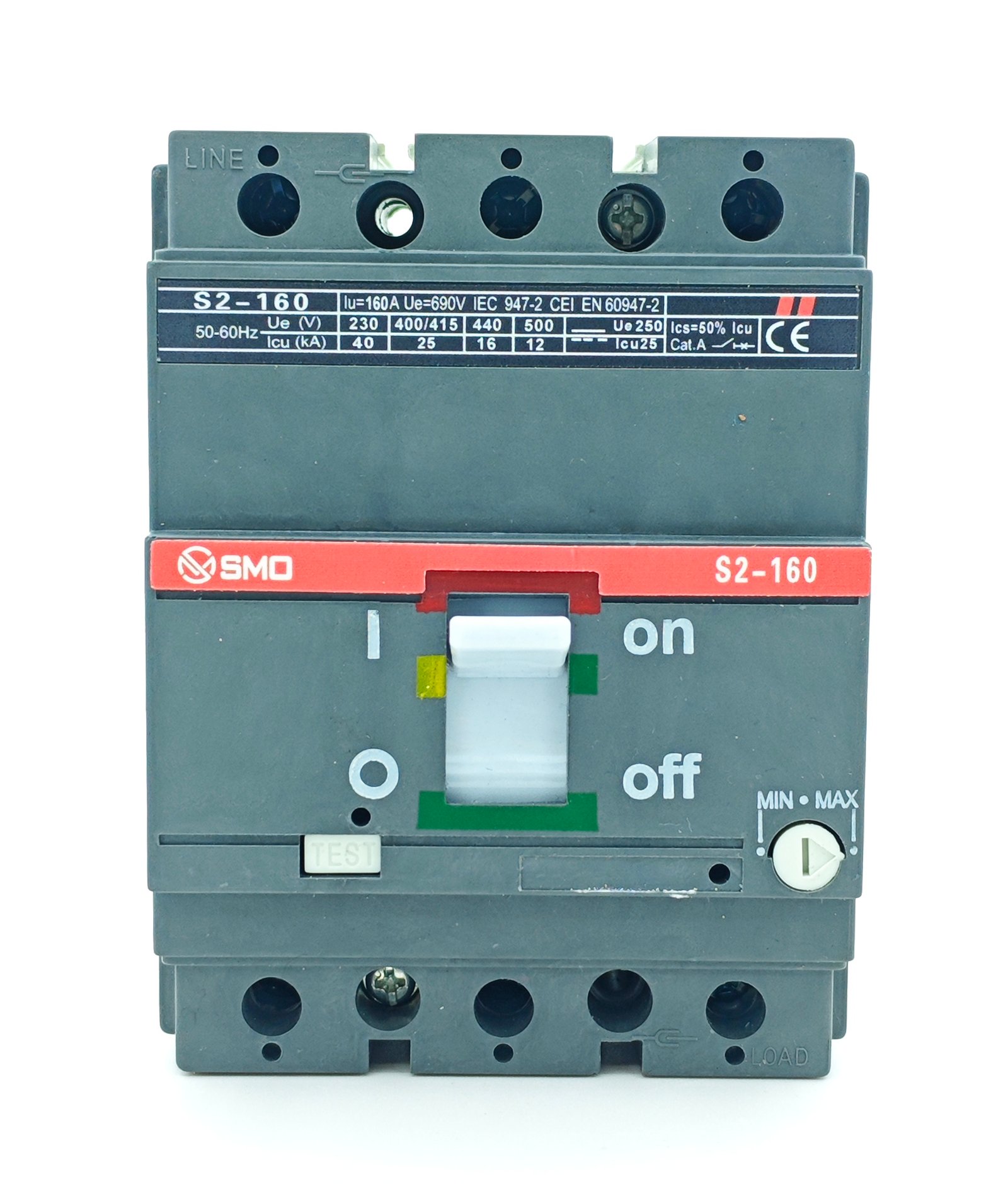 MCCB TSACE ISOMAX series s2-160 3P