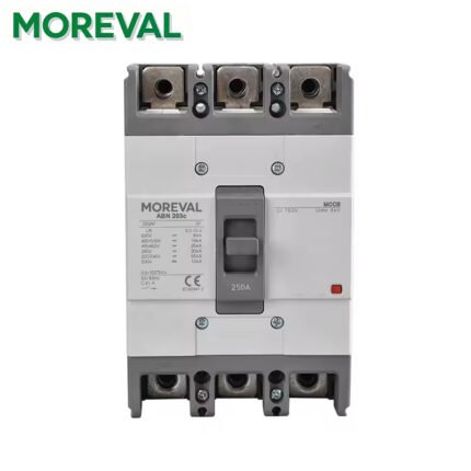 200A 3P MCCB 250AF Frame, 26kA Breaking Capacity, 380/440V, Direct Replacement for ABN Series Molded Case Circuit Breaker for Power Control Panel