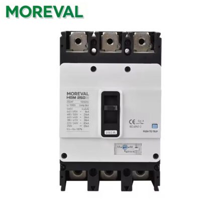 HGM 250A/160A 3P Thermal-Magnetic Bimetallic MCCB | Direct Replacement Molded Case Circuit Breaker